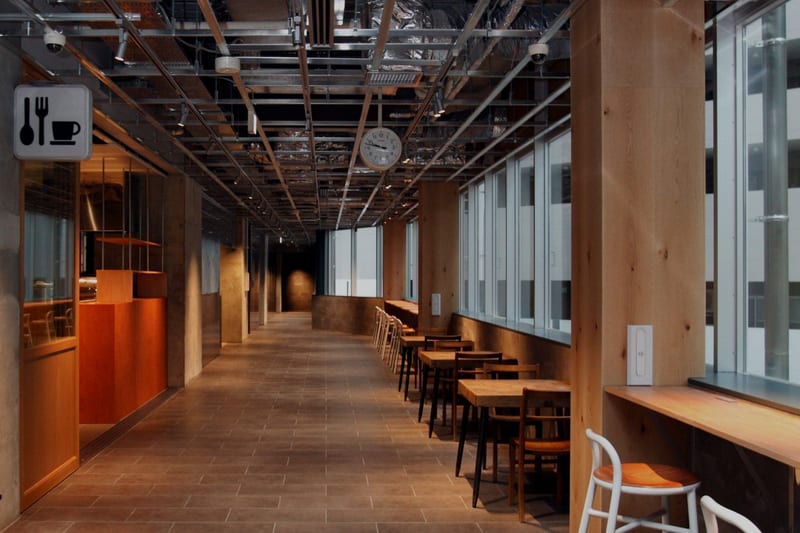 HEARTS CAFEの落ち着いた店内